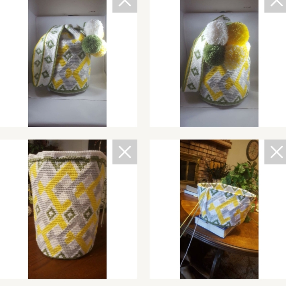 🍋🍈Citrus BOHO Festival Mochilla Bag🍋🍈crochet NWT